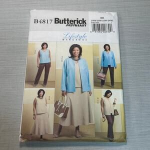 Vintage Sewing Pattern Butterick B4817 Suit Separates Plus Size Business